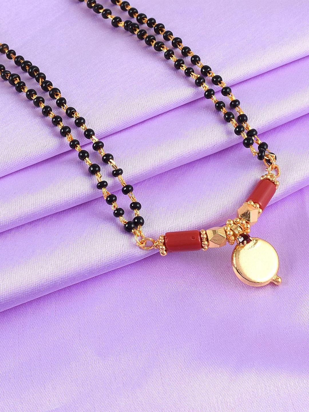 

MEMOIR Gold-Plated Beaded Mangalsutra