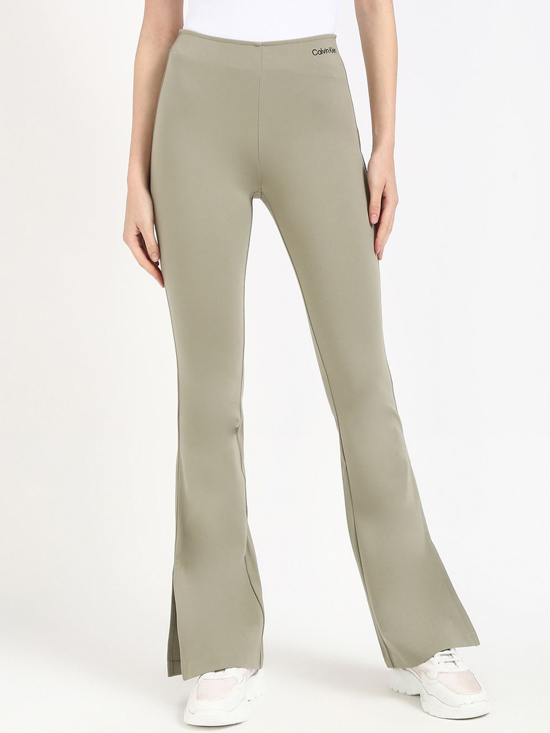 

Calvin Klein Jeans Women Ankle Length Flared Tights, Green
