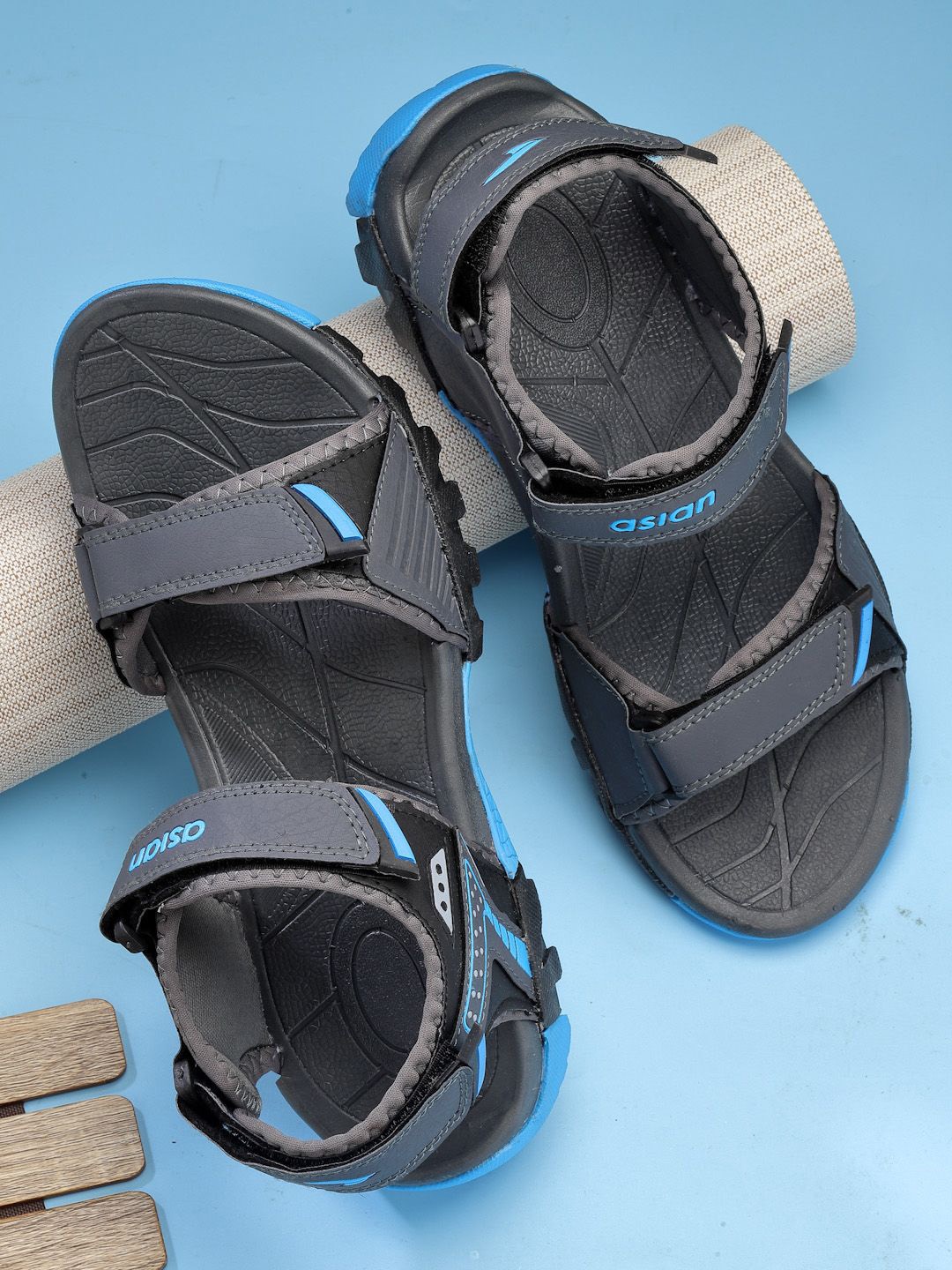 

ASIAN Men Sports Sandals, Grey