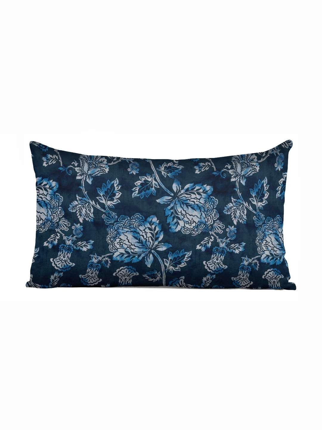 

Vargottam Blue & White Floral Linen Rectangle Cushion Covers