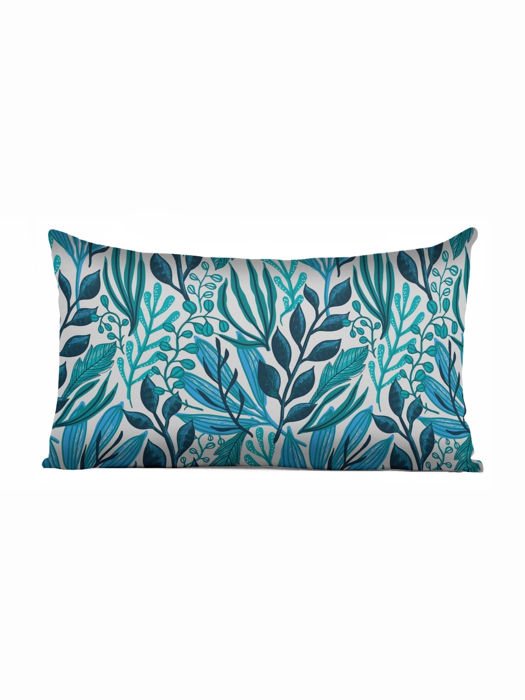 

Vargottam Blue & White Floral Linen Rectangle Cushion Covers