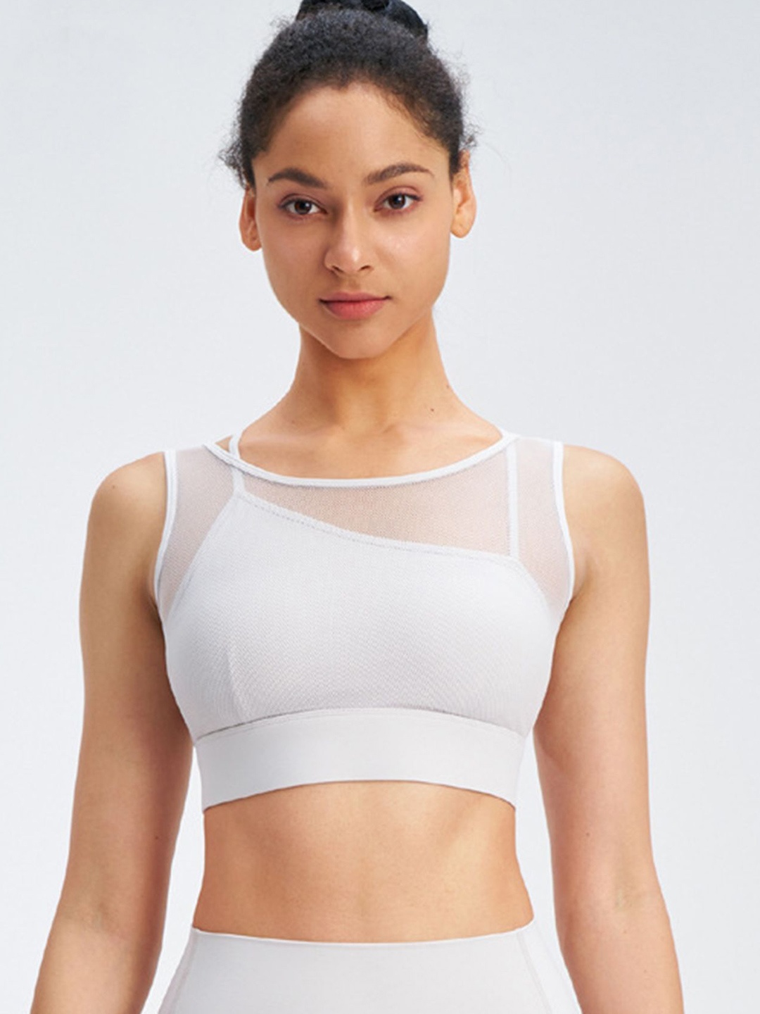 

LULU & SKY Women Bralette Crop Top, White