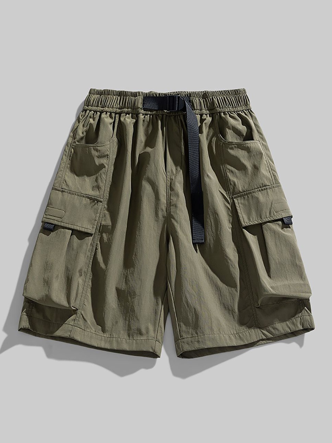 

StyleCast x Revolte Men Mid-Rise Shorts, Green