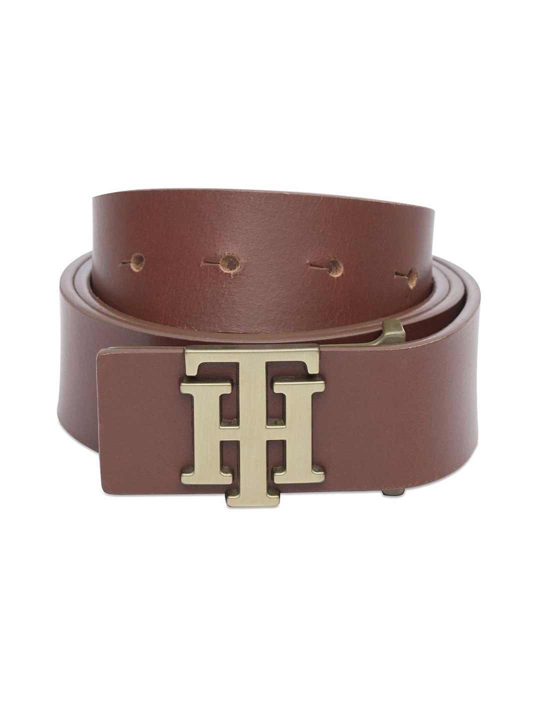 

Tommy Hilfiger Men Wildey Leather Belt, Brown