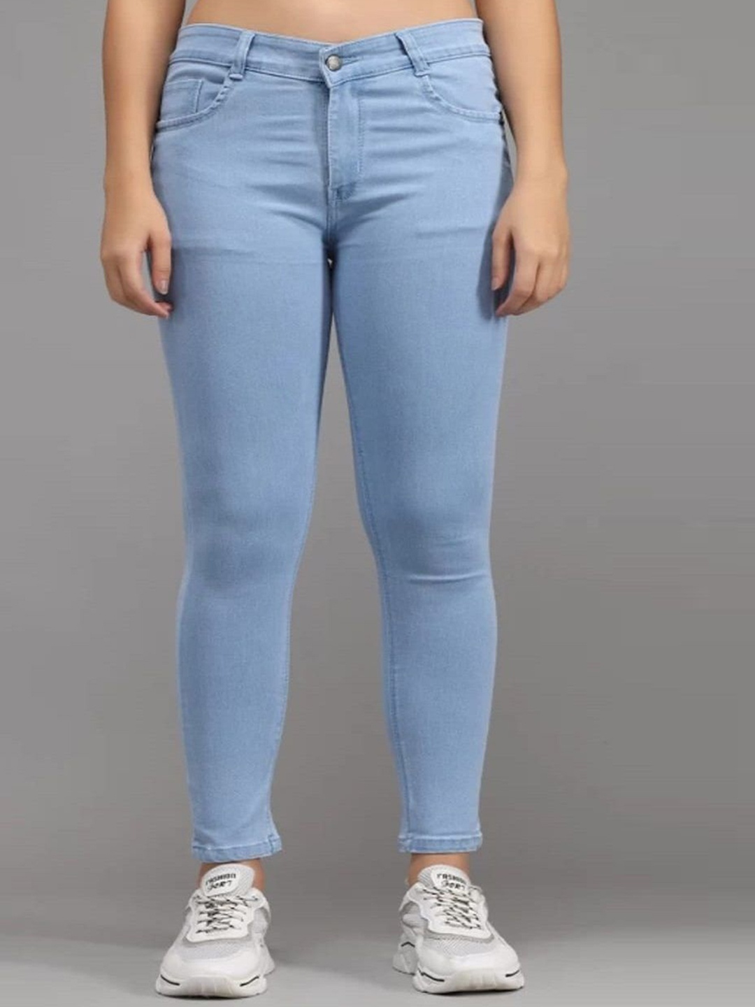 

Perfect Outlet Women Denim Mid-Rise Slim Fit Stretchable Jeans, Blue