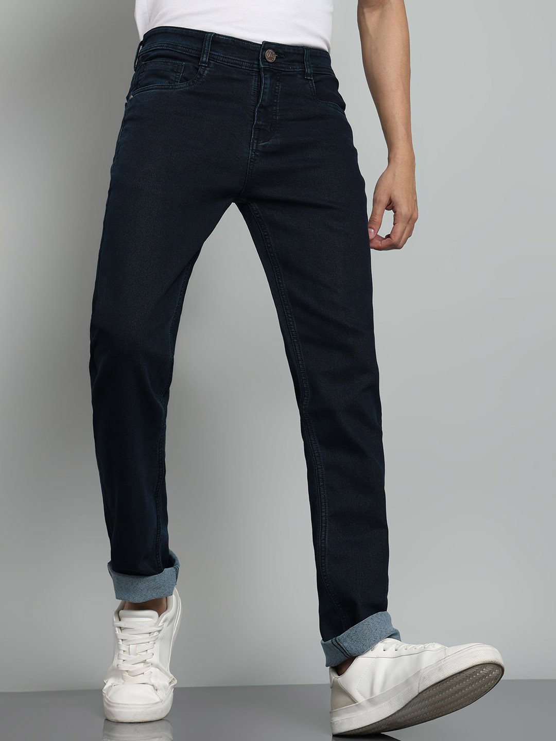 

AFLASH Men Stretchable Jeans, Green