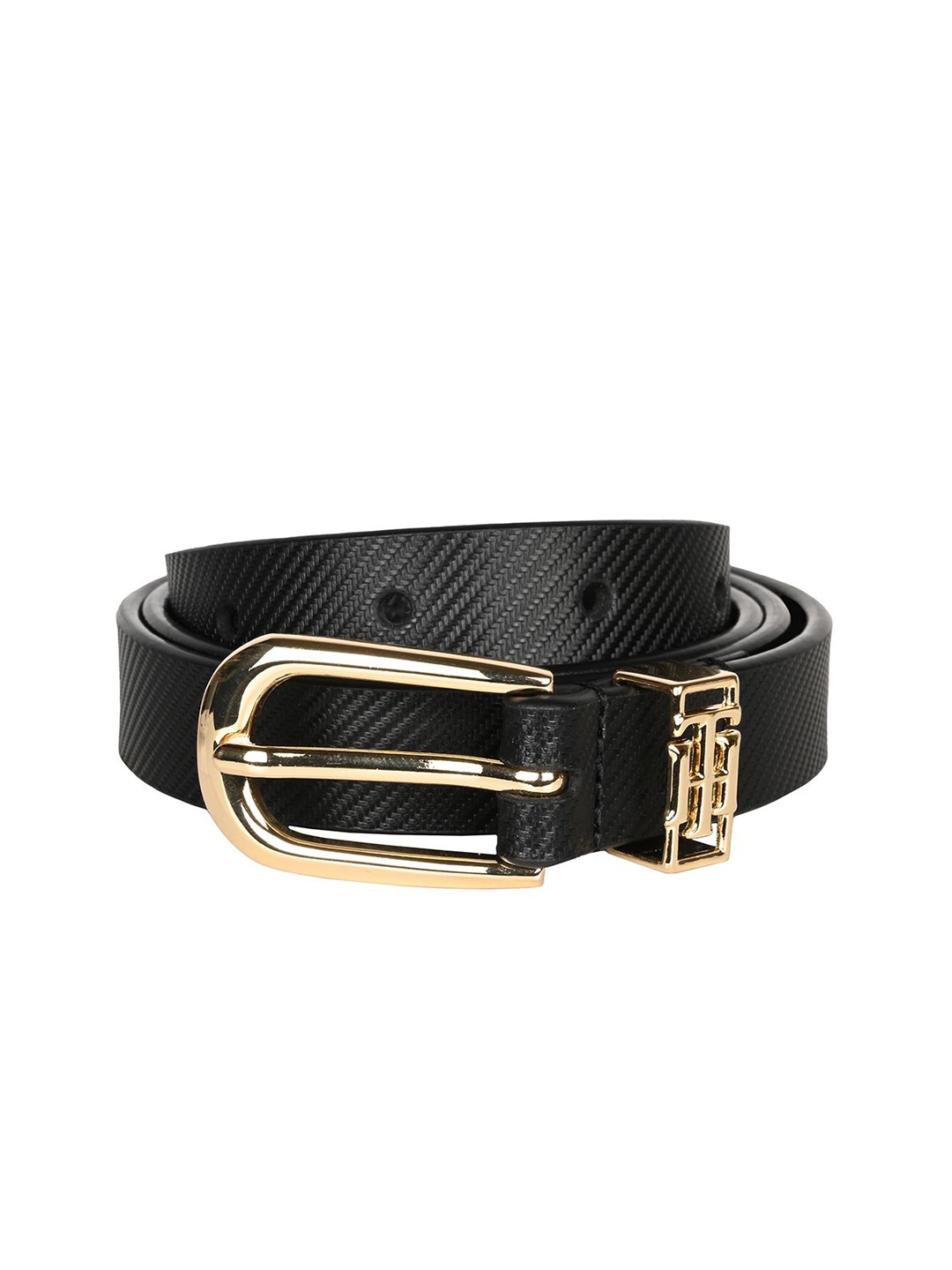 

Tommy Hilfiger Women Leather Belt, Black