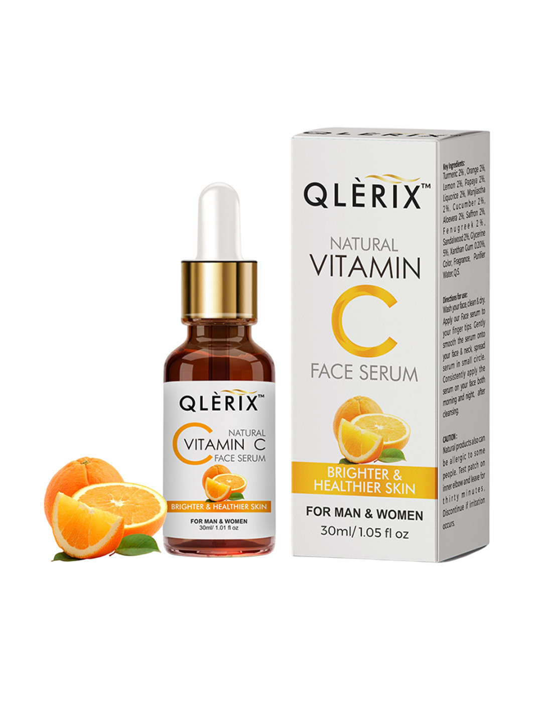 

QLERIX Natural Vitamin C Serum - 30 ml, Transparent