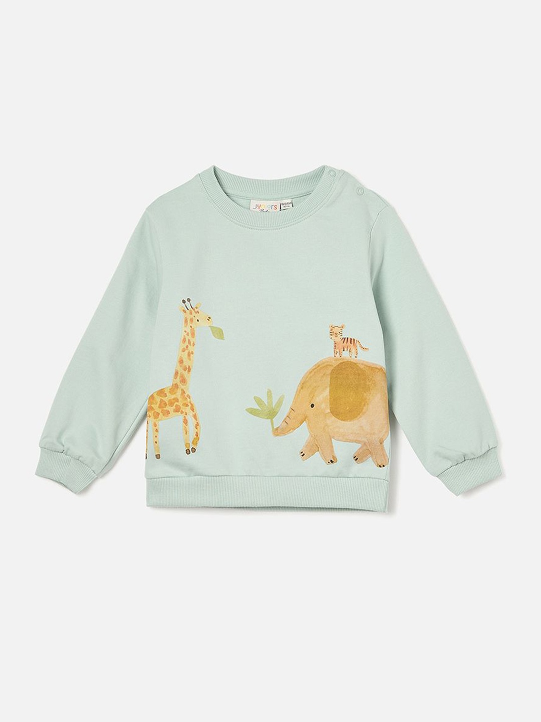 

Juniors by Babyshop Boys Printed Cotton Sweatshirt, Green