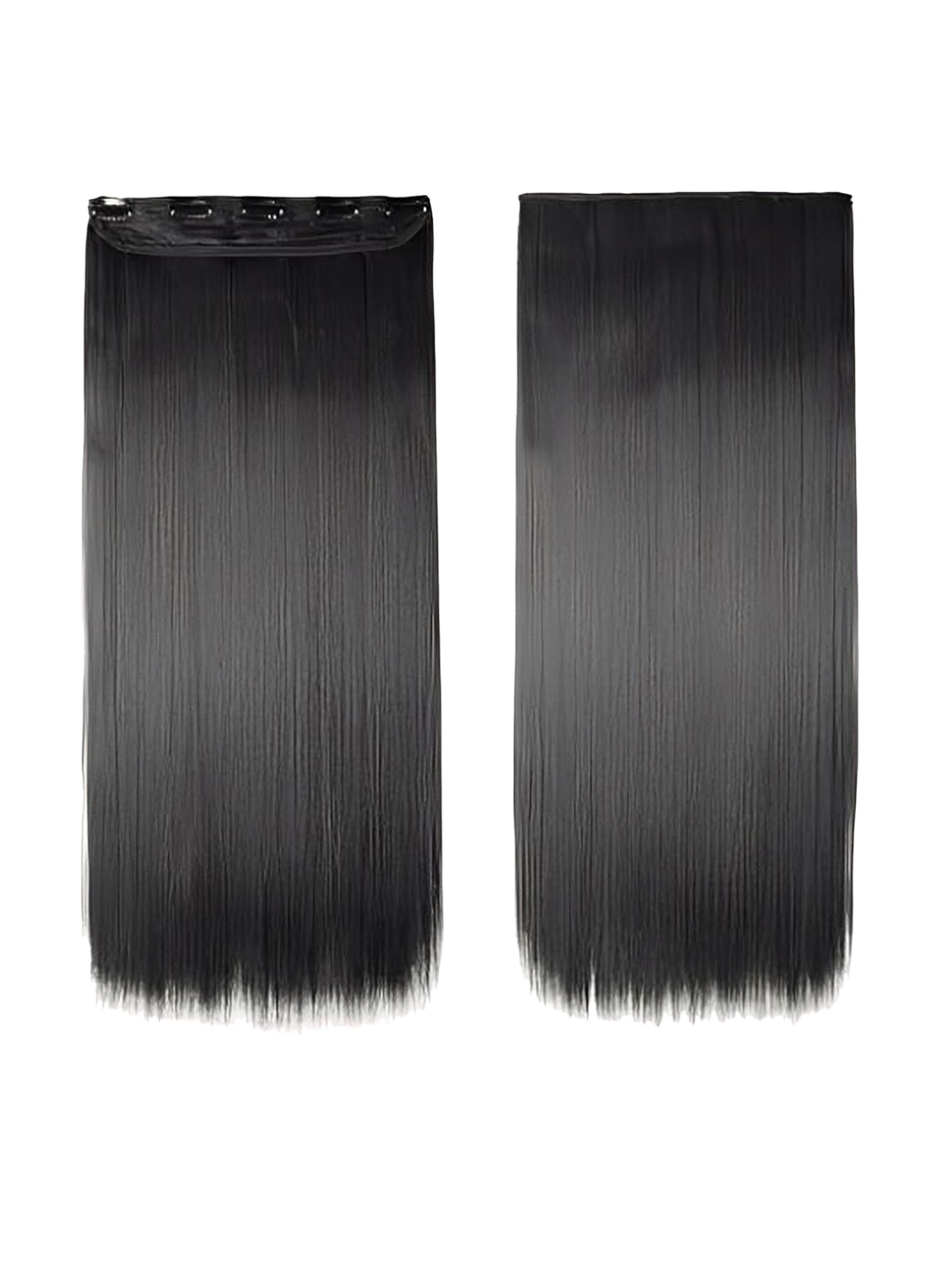 

D-Divine Clip In Straight Toupee Hair Extension - Black - 22 Inch