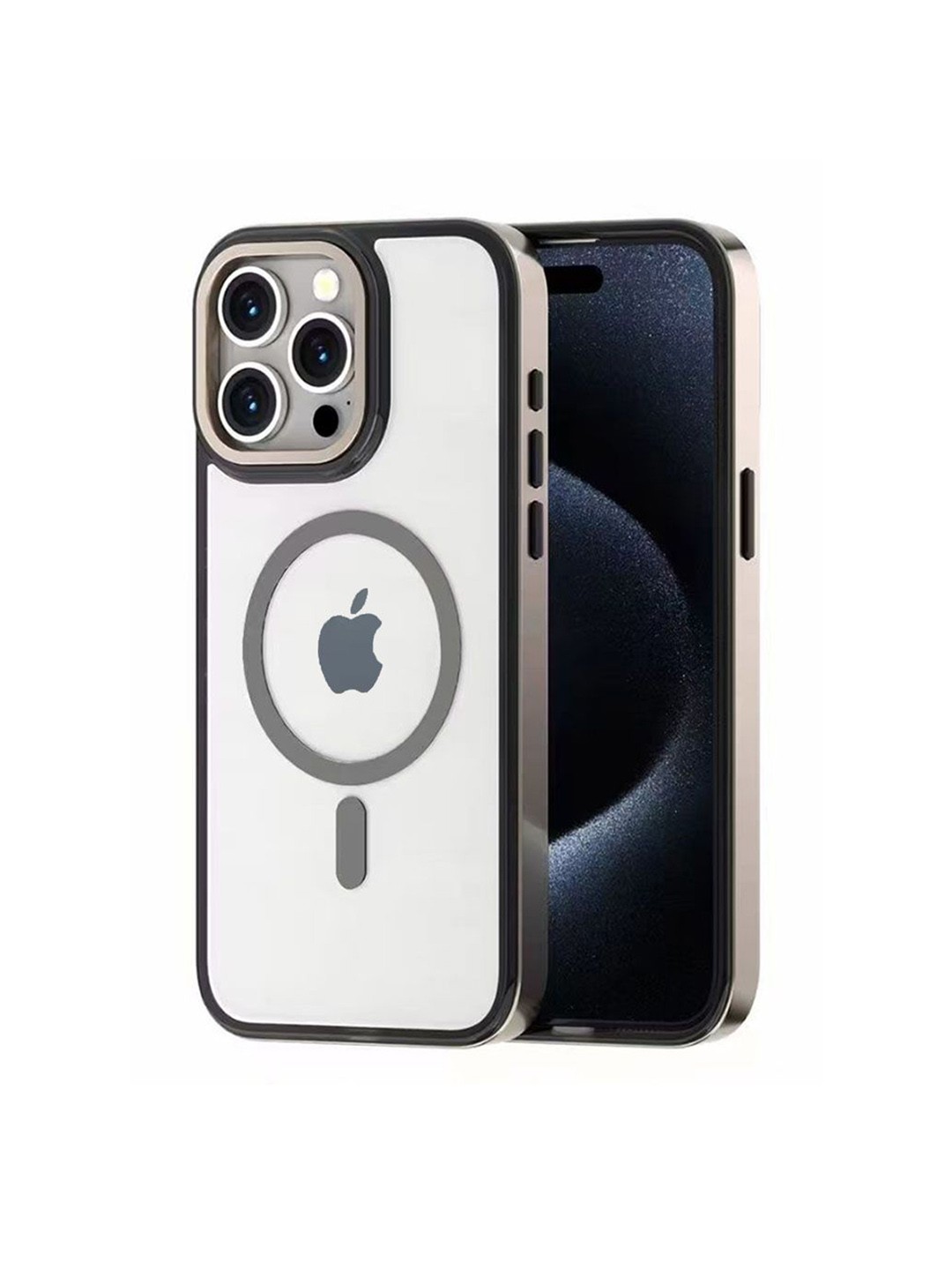 

Luxury Kase LK178 iPhone 13 Pro Electroplate Titanium Matte Plated Back Case, Rose gold