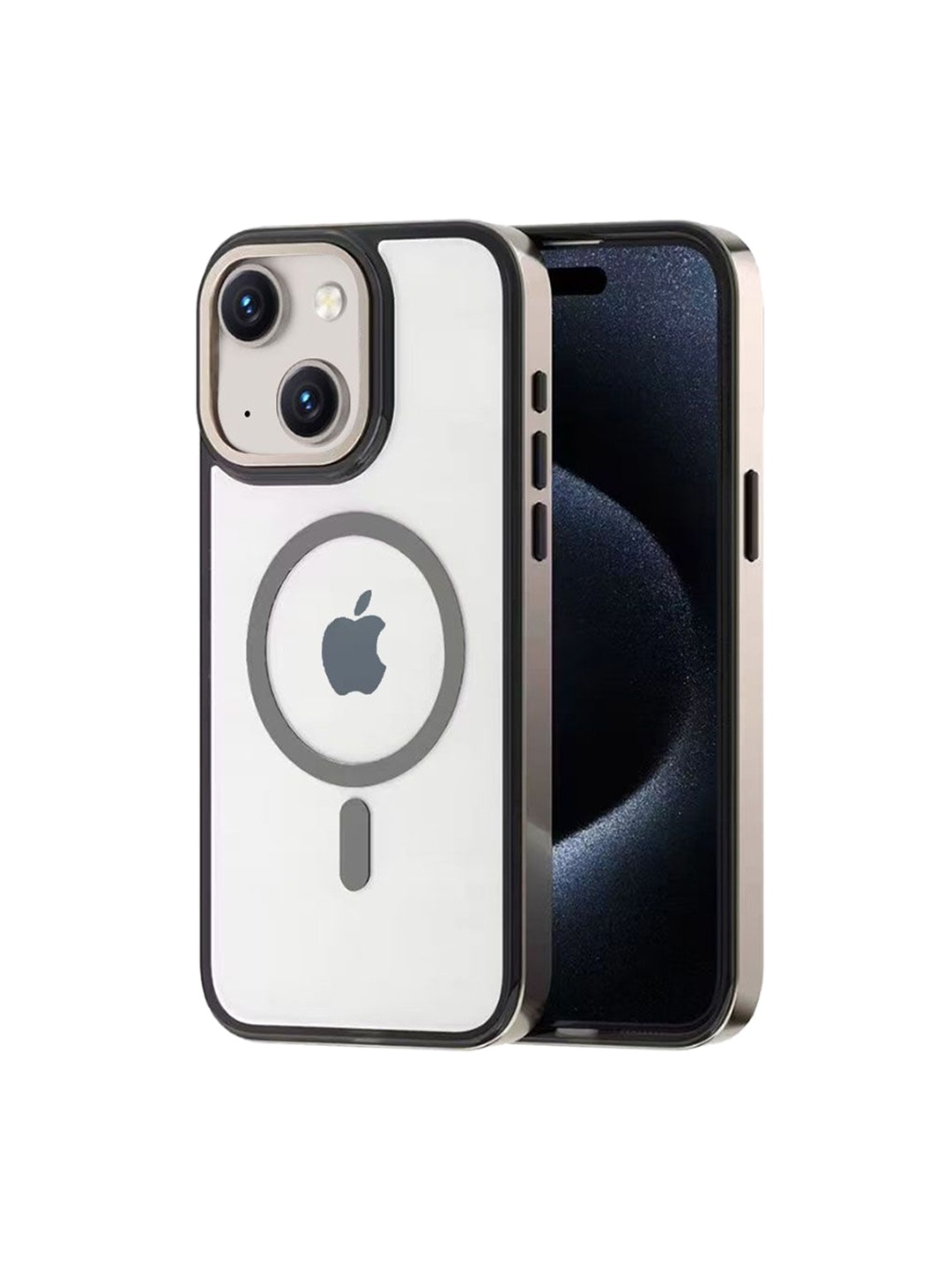 

Luxury Kase LK178 iPhone 15 Electroplate Titanium Matte Plated Back Case, Rose gold