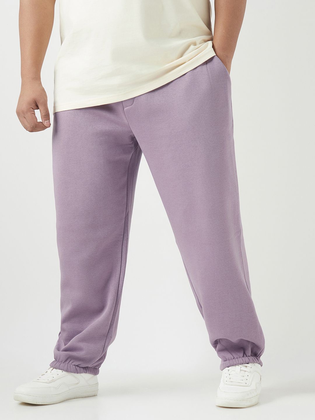 

Bewakoof Heavy Duty Men Plus Size 1.0 Oversized Purple Joggers Track Pant
