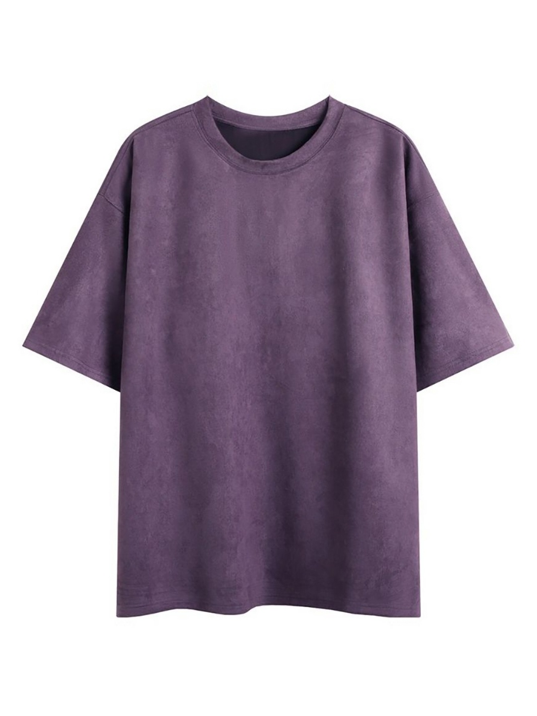 

StyleCast x Revolte Men Solid Round Neck Relaxed Fit T-shirt, Mauve