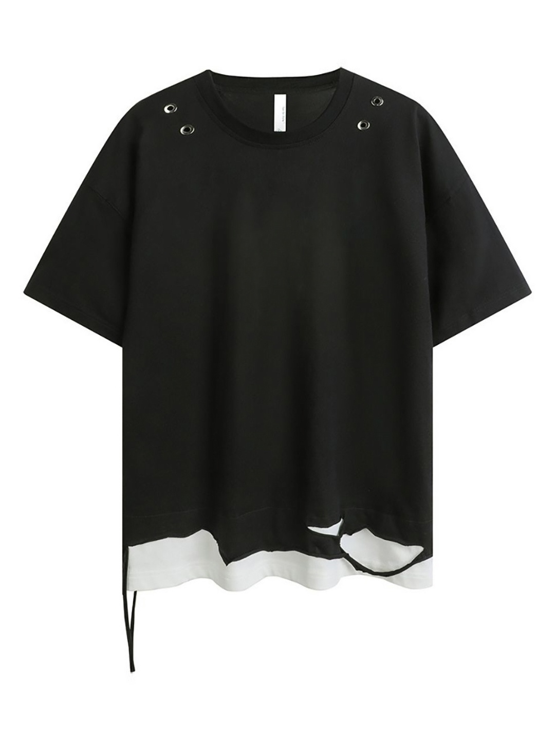 

StyleCast x Revolte Men Solid Round Neck Cotton T-shirt, Black