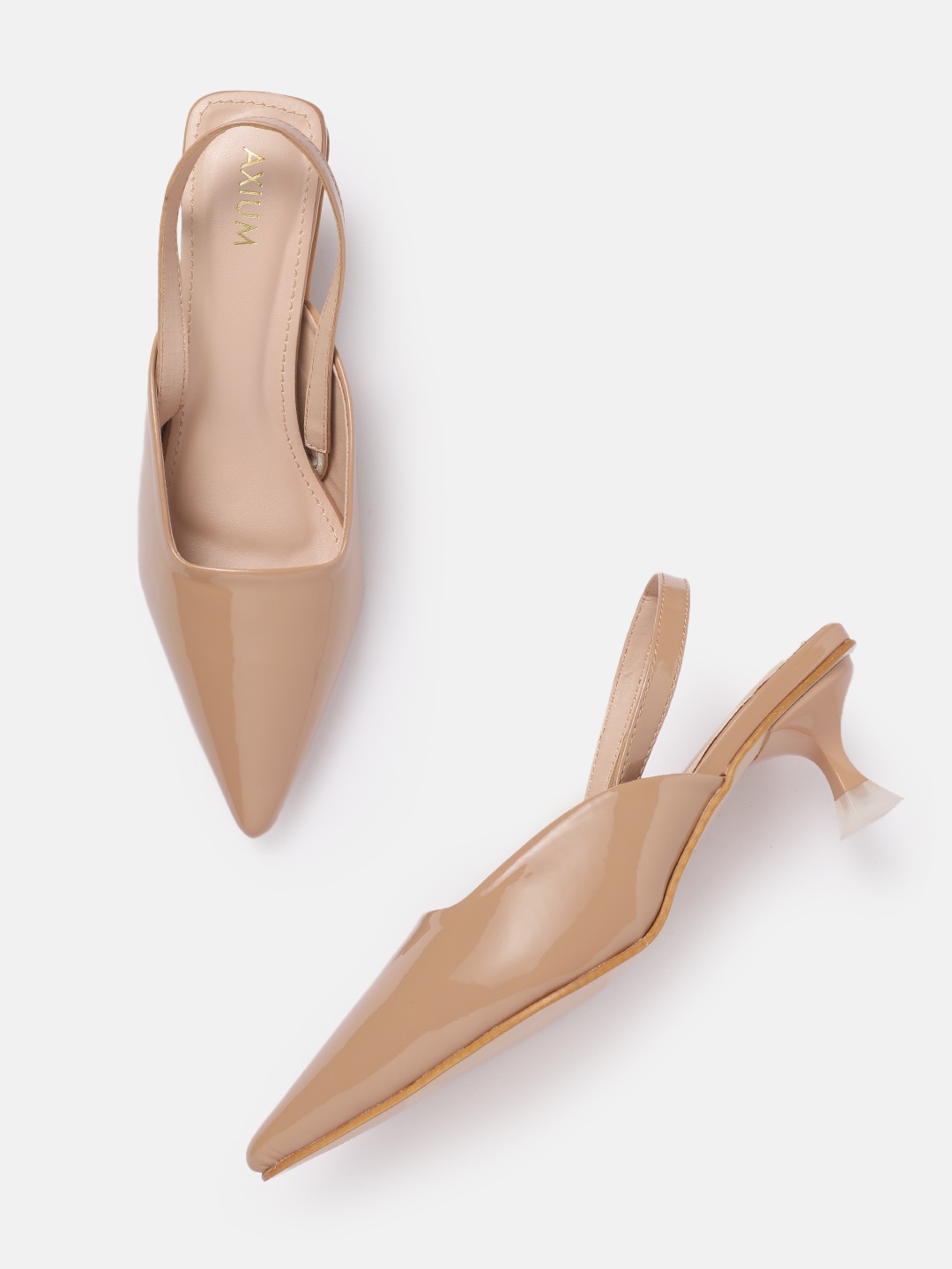 

AXIUM Kitten Pumps, Beige