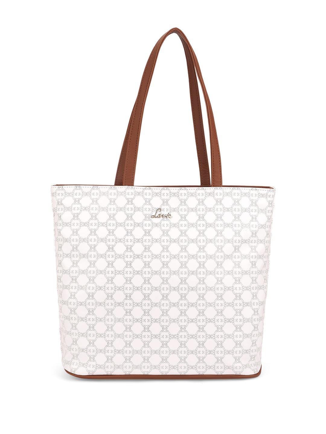 

Lavie Women Abstract Printed Structured Leather Shoulder Bag, Off white