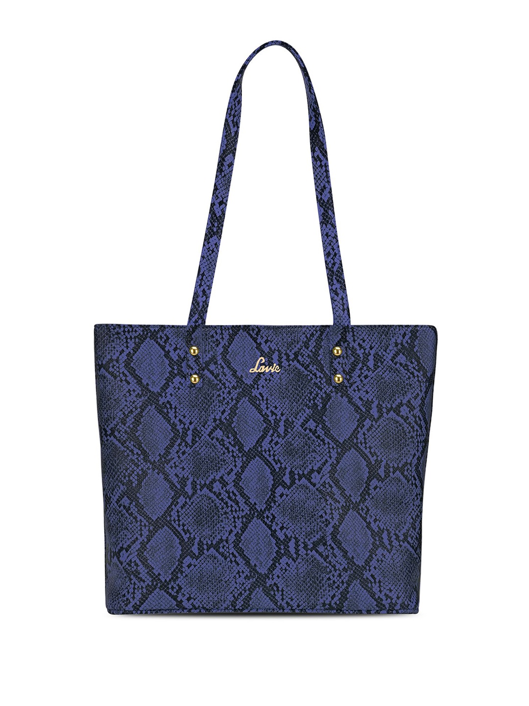 

Lavie Women Animal Textured Leather Shoulder Bag, Navy blue