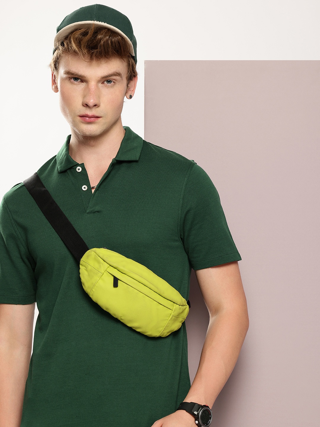 

Kook N Keech Polo Collar T-shirt, Green