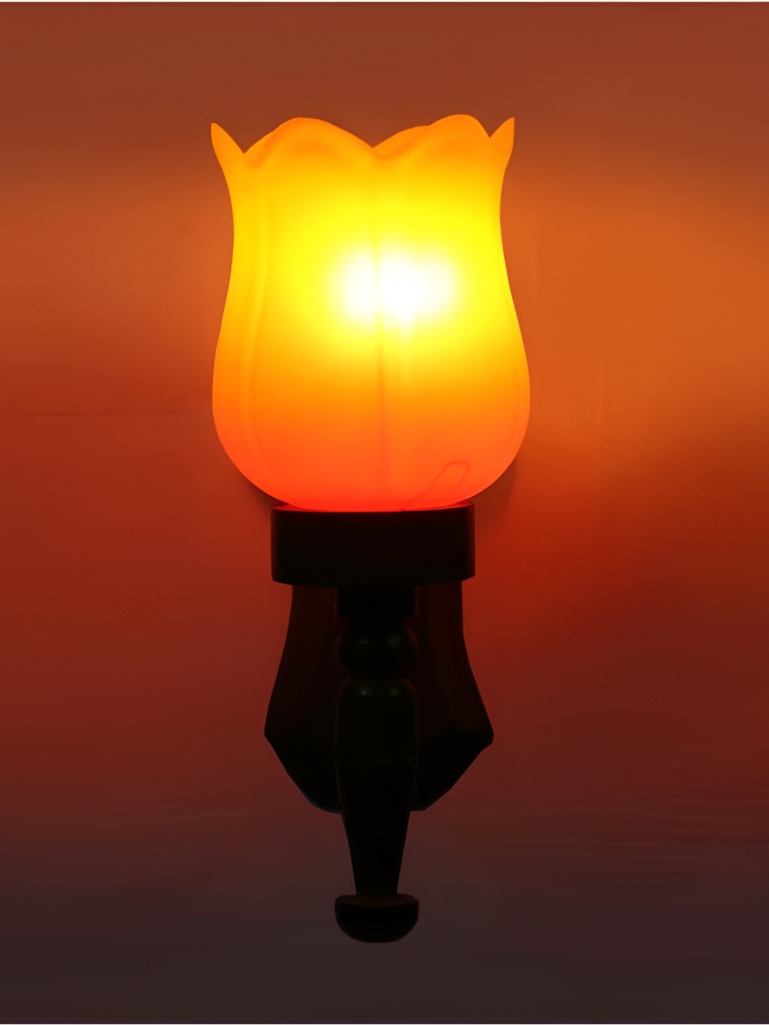 

Afast Orange Colored & Yellow Wood Wall Lamp