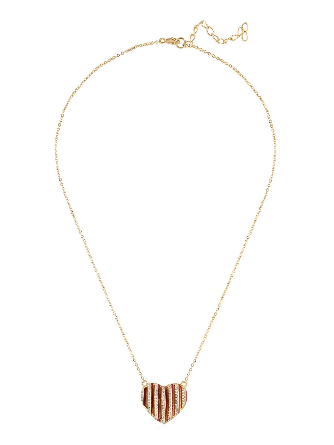 

Isharya Brass 18KT Gold-Plated Stone Studded Link Chain