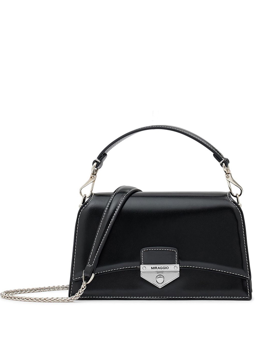 

Miraggio Black Pu Hannah Crossbody Bag