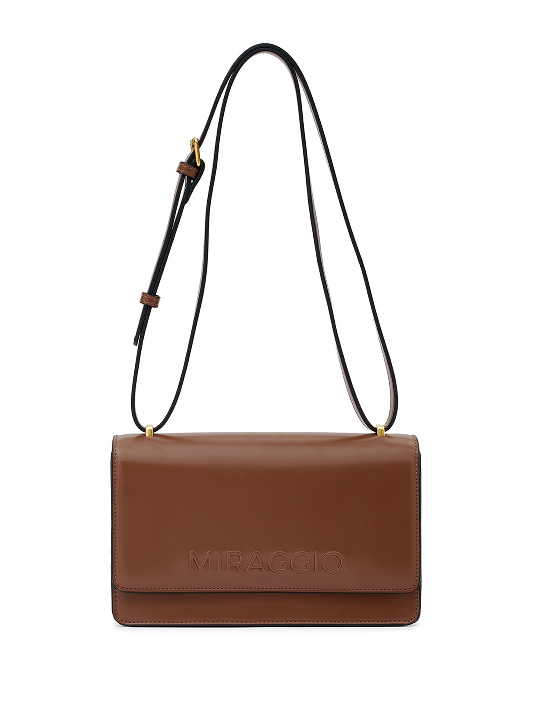

Miraggio Brown Pu June Crossbody Bag