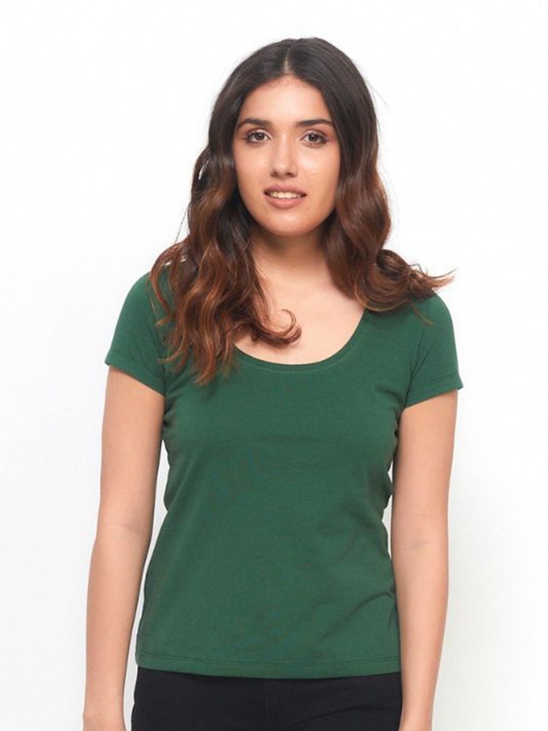 

Creatures of Habit Women Organic Cotton Top, Green