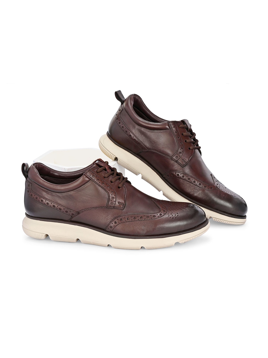 

Harrykson London Men Leather Brogues, Brown