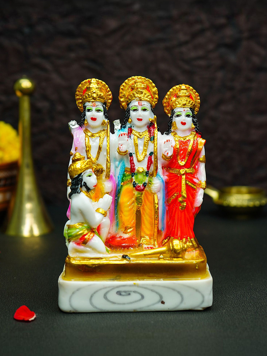

Ekhasa White & Red Ram Darbar Murti Showpiece