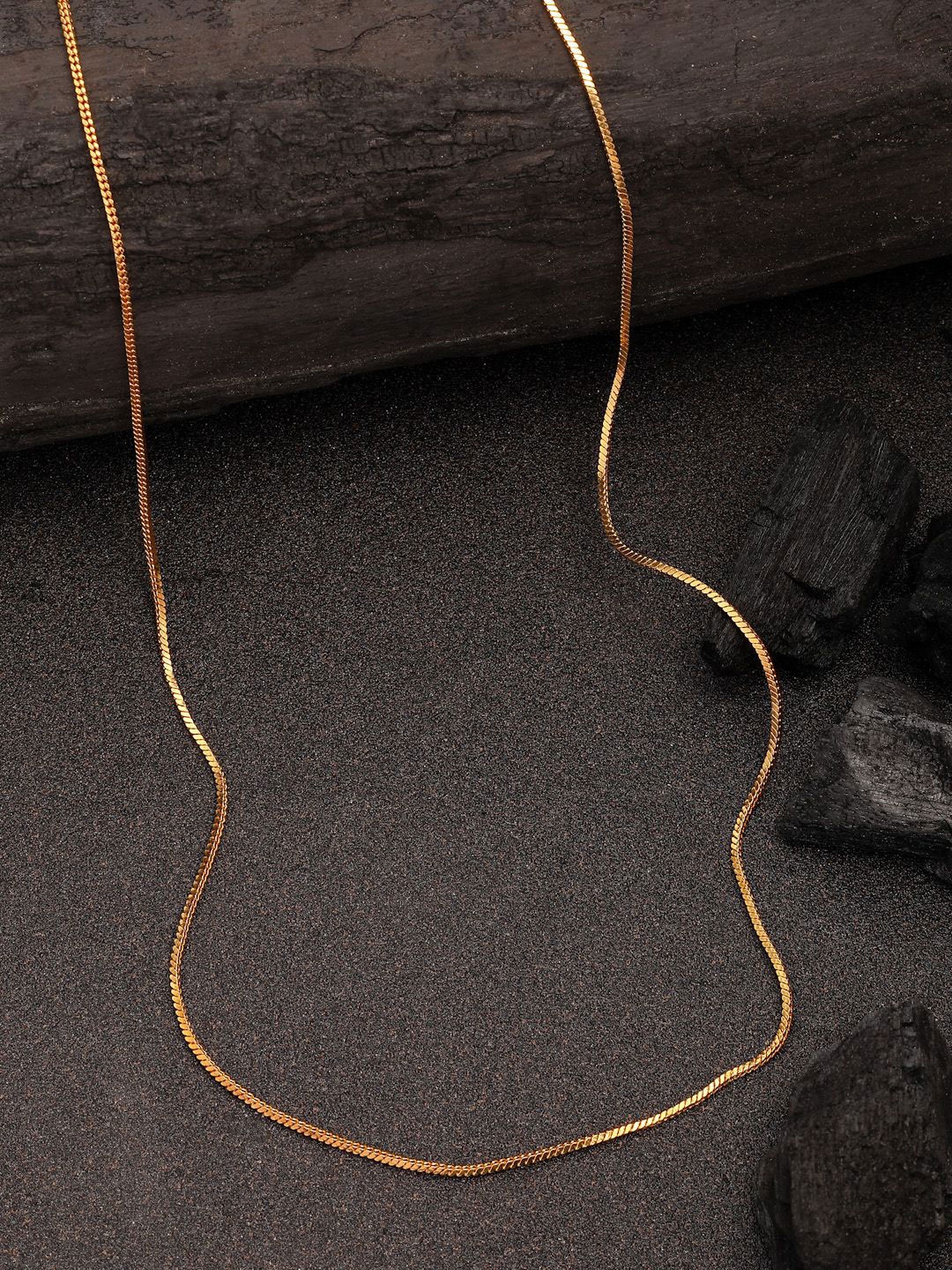 

NVR Women Gold-Plated Minimal Chain