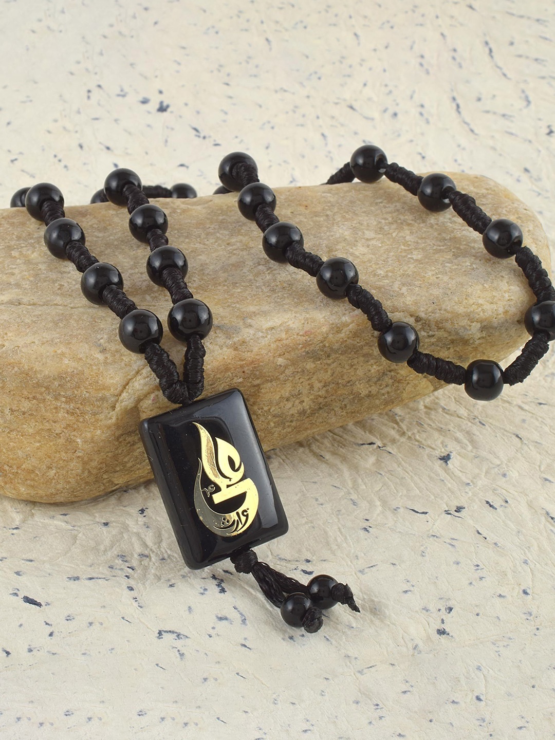 

MEMOIR Unisex Minimal Necklace, Black