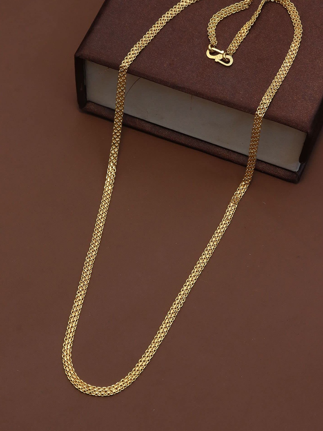 

MEMOIR Brass Plated Necklace, Gold