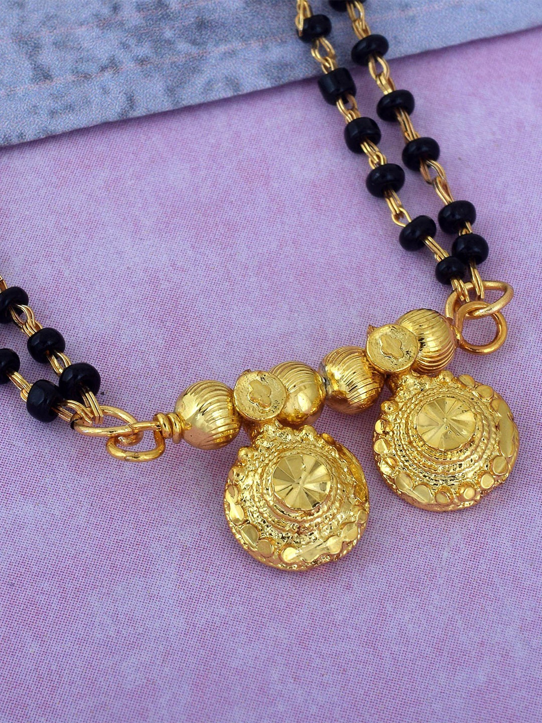 

MEMOIR Gold-Plated Beaded Mangalsutra