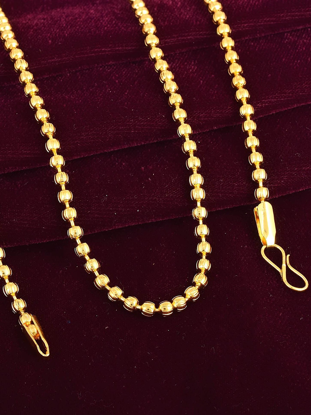 

MEMOIR Brass Gold-Plated Artificial Beads Chain