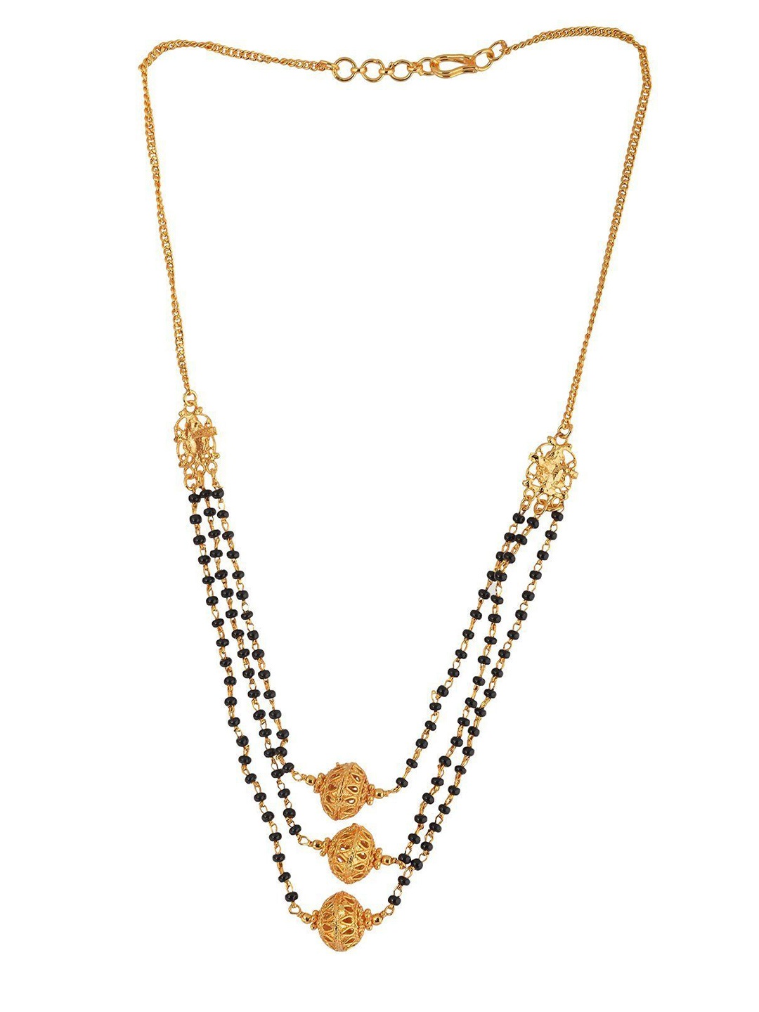 

MEMOIR Gold Plated Beaded Mangalsutra