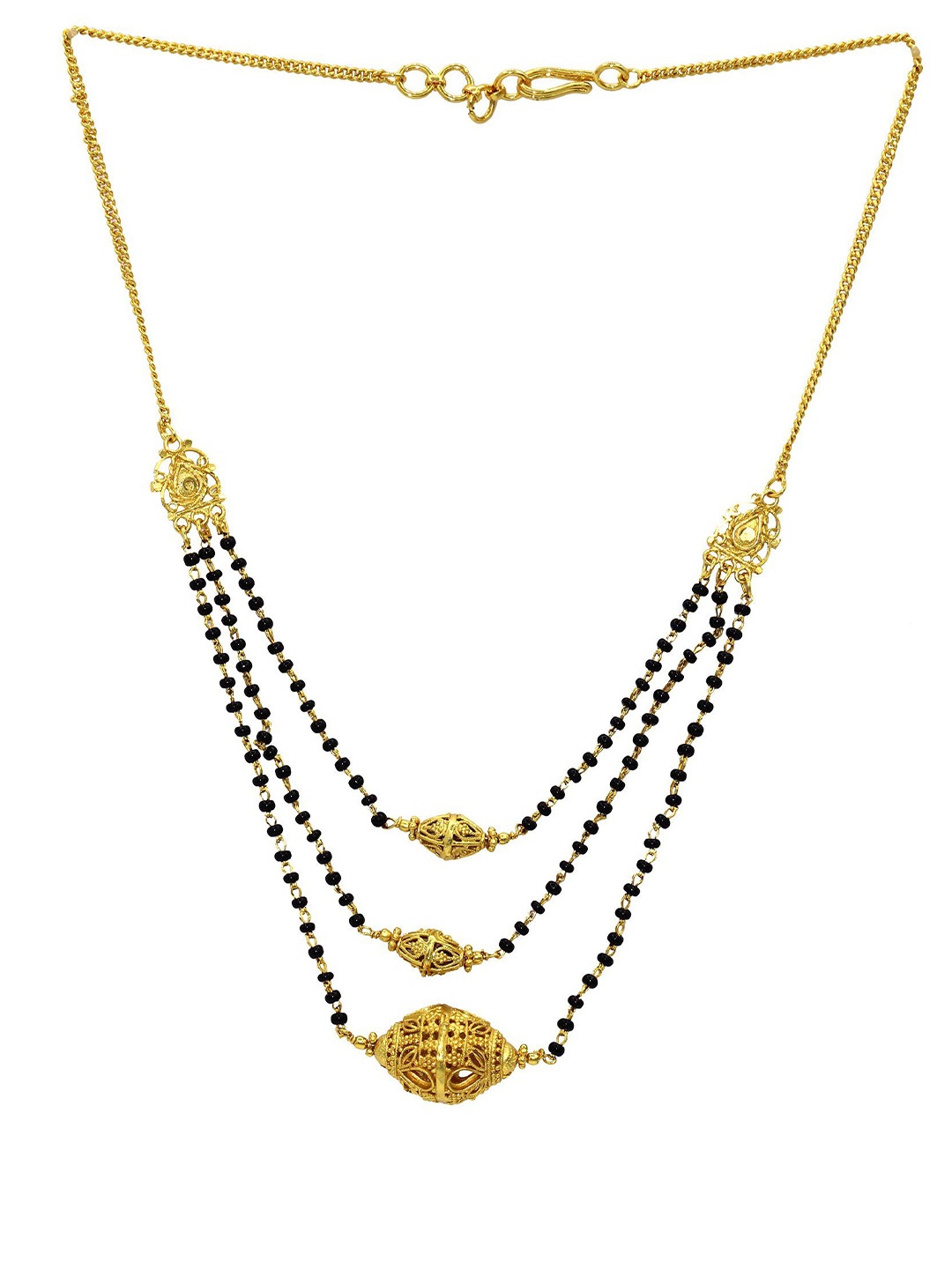 

MEMOIR Gold-Plated Beaded Mangalsutra