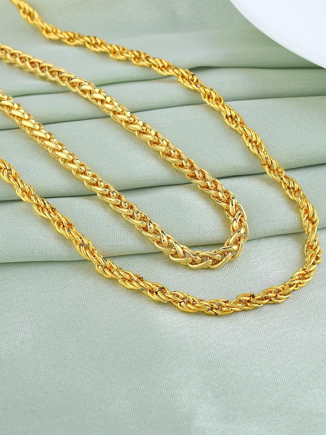 

MEMOIR Set of 2 Brass Gold-Plated Chain