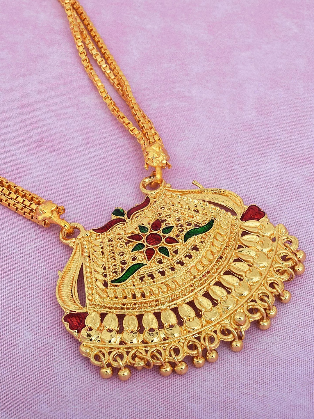 

MEMOIR Gold-Plated Beaded Mangalsutra