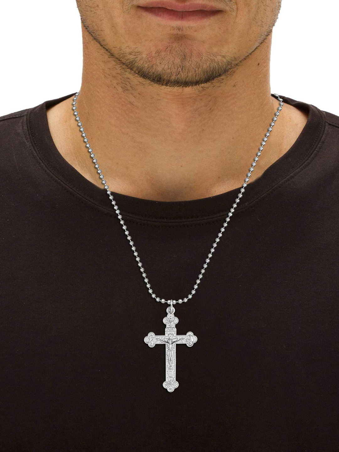 

MEMOIR Silver-Plated Contemporary Pendant With Chain