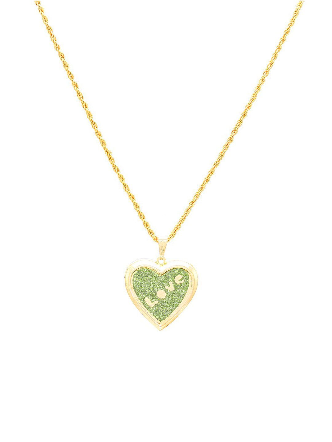 

MEMOIR Gold-Plated Heart Shape Pendant With Chain