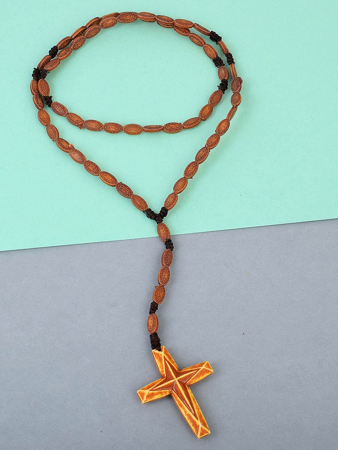 

MEMOIR Unisex Brass Minimal Chain, Brown