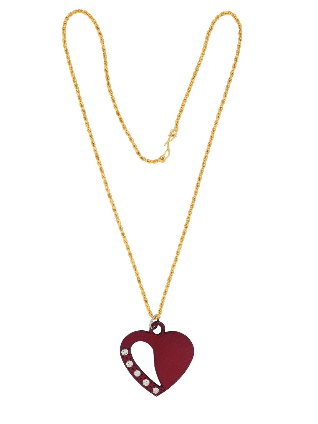 

MEMOIR Gold-Plated Heart Shaped Pendant With Chain