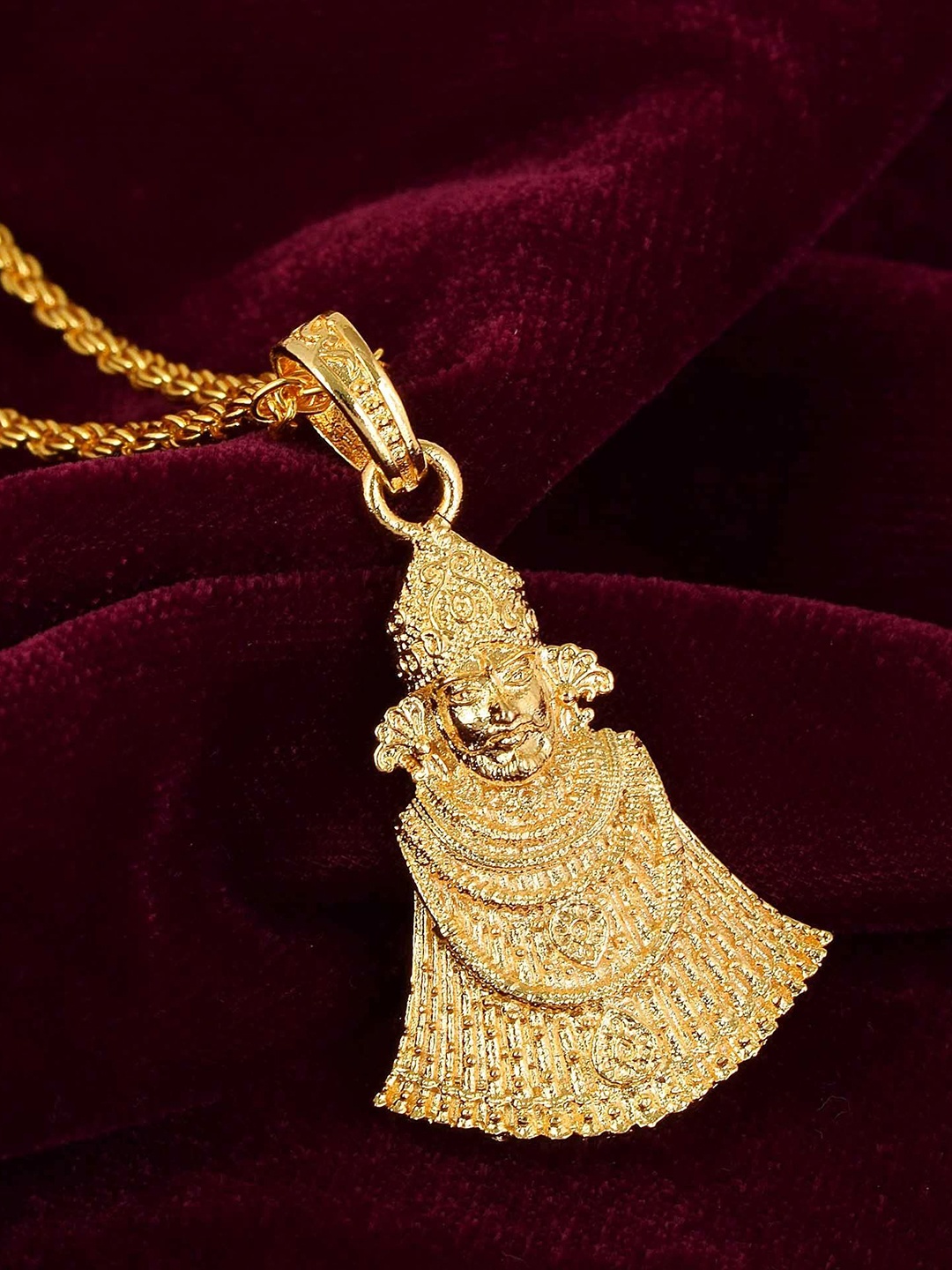 

MEMOIR Gold-Plated Religious Pendant & Chain