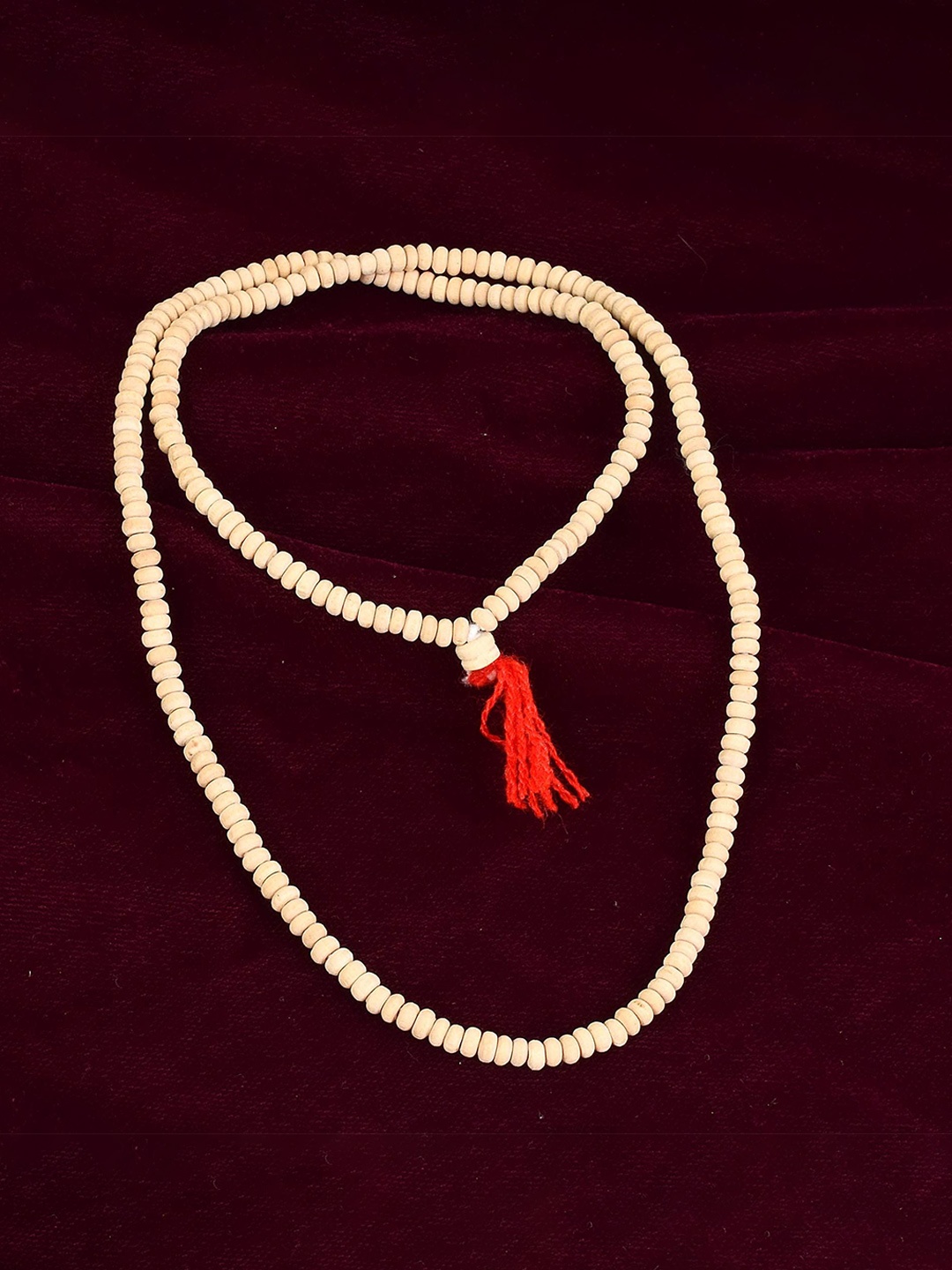 

MEMOIR Pure Organic Tulsi Mala, Brown
