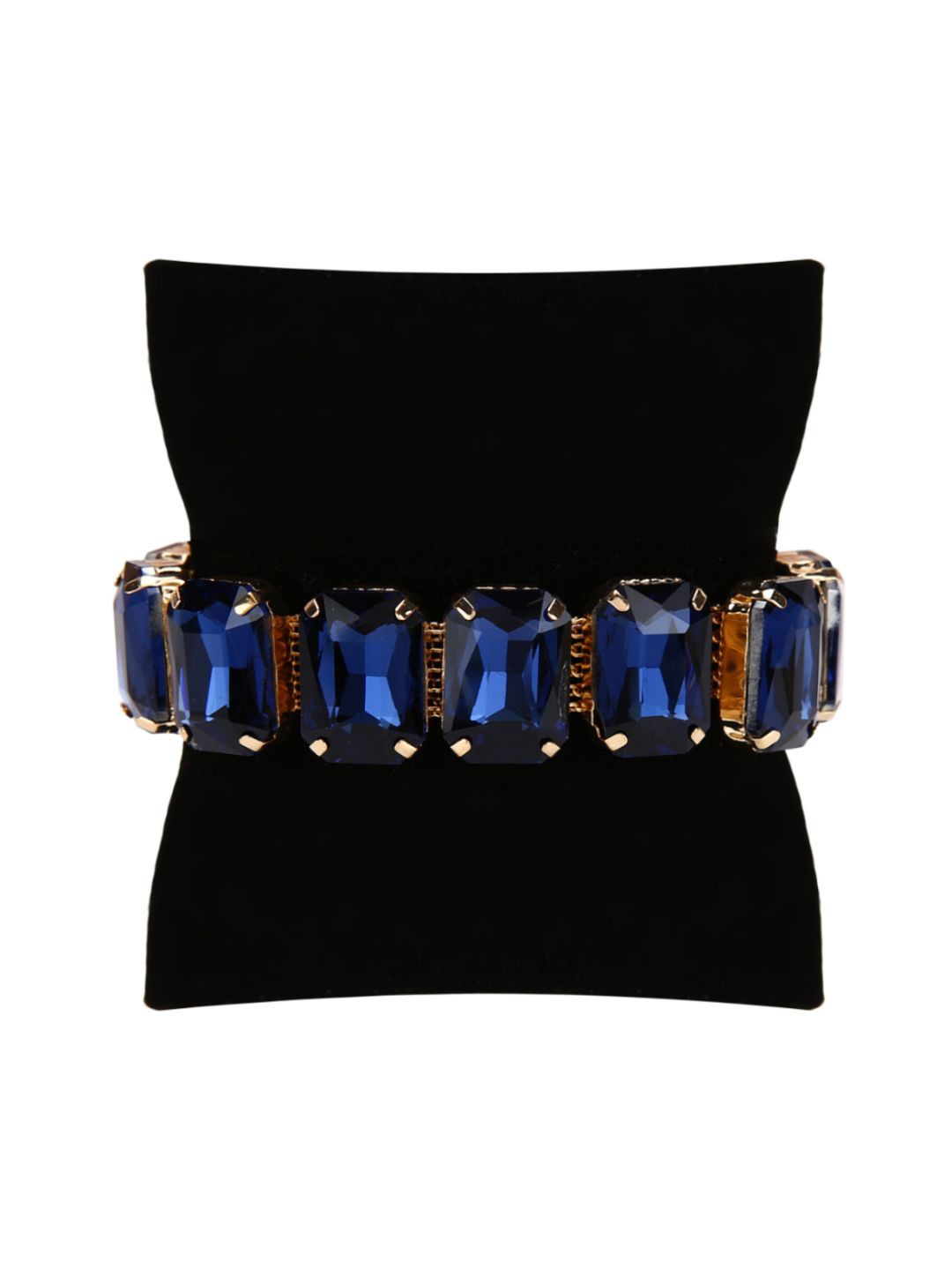 

DIVASTRI Gold-Plated Stone Studded Wraparound Bracelet
