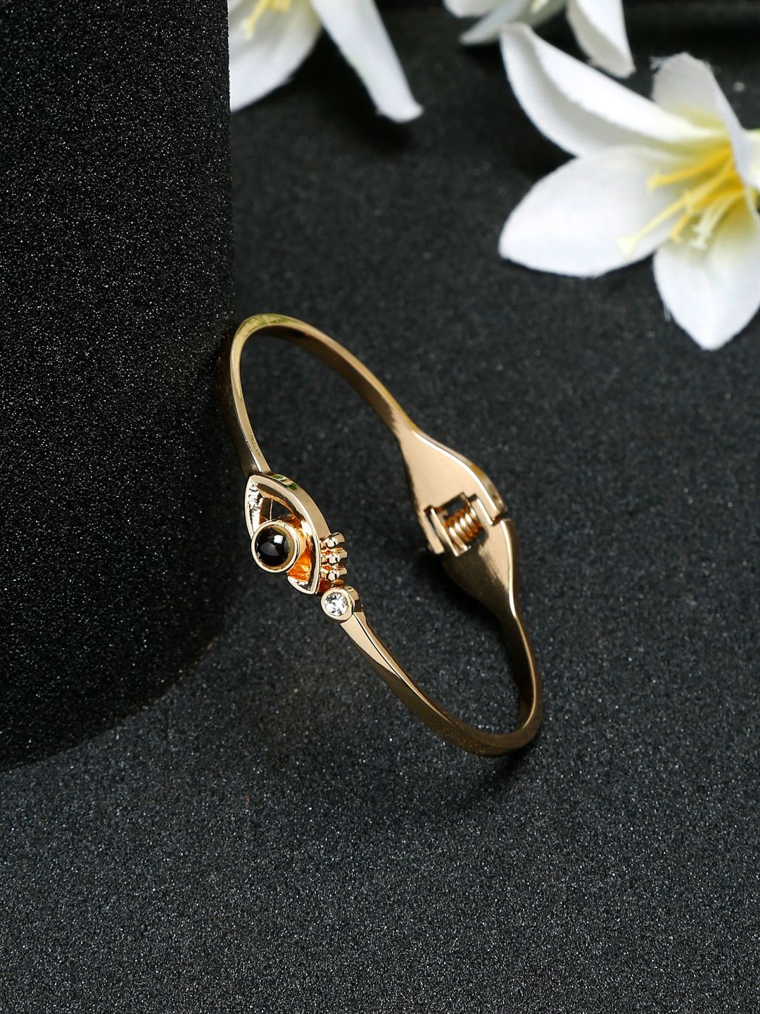 

DIVASTRI Rose Gold-Plated Cuff Bracelet