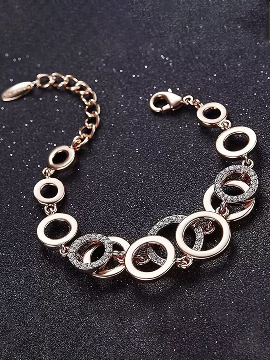 

DIVASTRI Gold-Plated Artificial Stones Bracelet