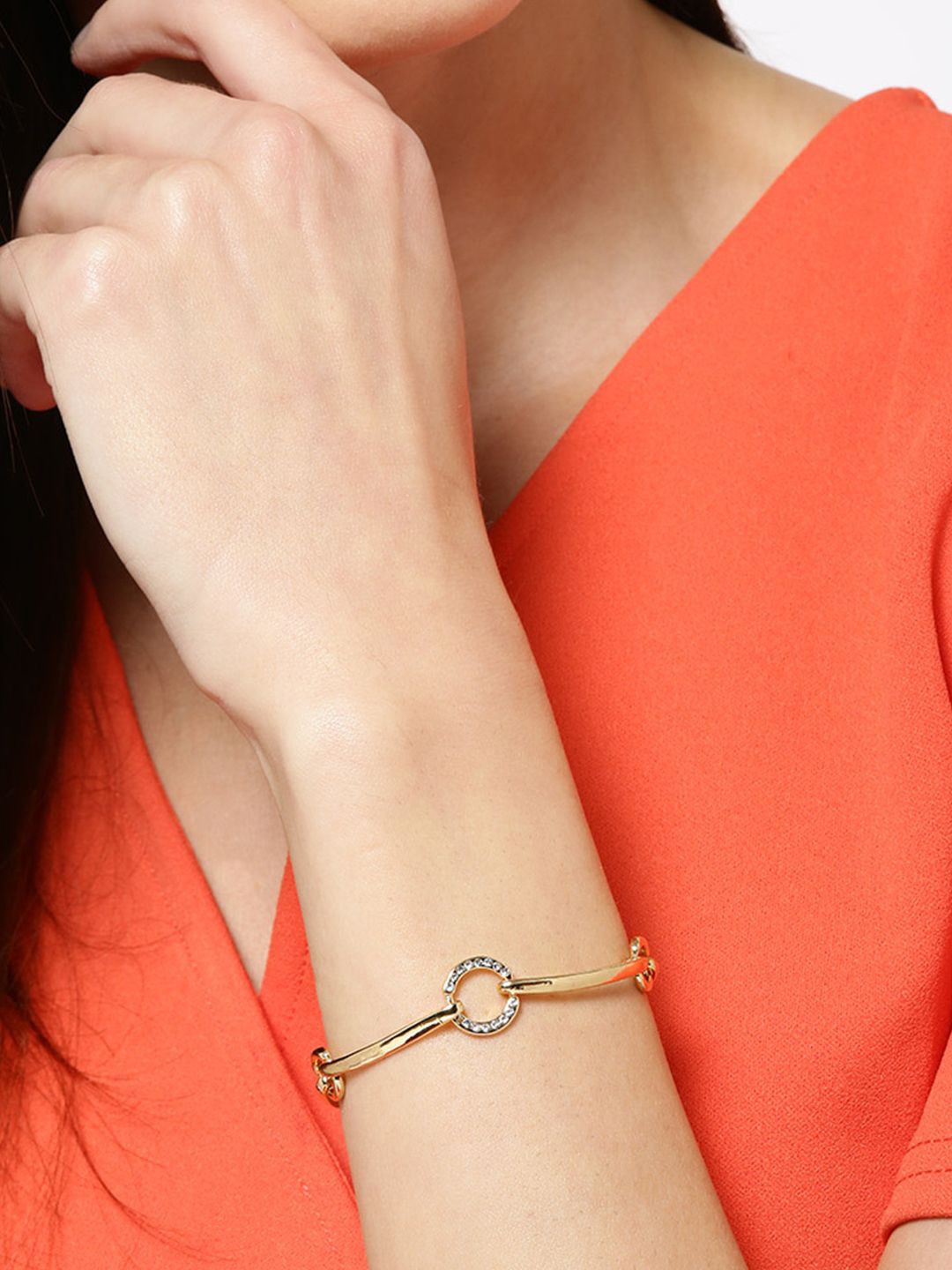 

DIVASTRI Gold-Plated Link Bracelet