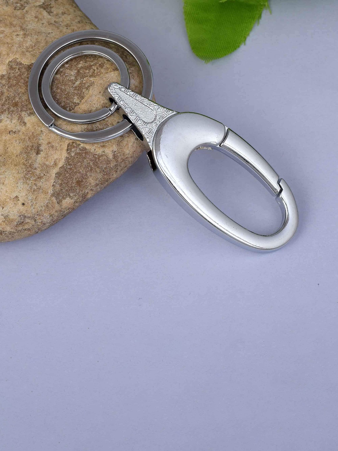 

MEMOIR Stainless Steel Key Chain, White
